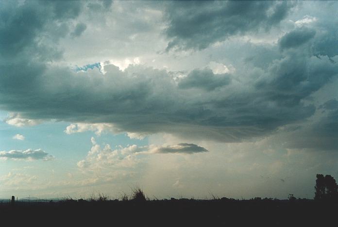 cumulonimbus thunderstorm_base : N of Kempsey, NSW   5 November 2000