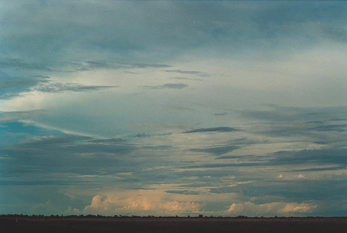 altocumulus altocumulus_cloud : 100km S of Cunumulla, Qld   19 November 2000