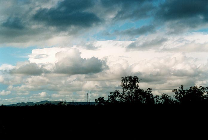 thunderstorm cumulonimbus_incus : Anakie, Qld   22 November 2000