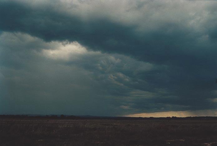 cumulonimbus thunderstorm_base : Cunningham, Qld   27 November 2000