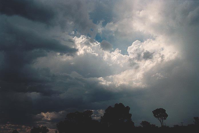 cumulonimbus thunderstorm_base : Cunningham, Qld   27 November 2000