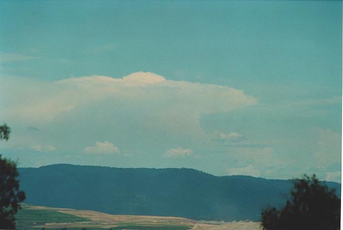 thunderstorm cumulonimbus_incus : Singleton Heights, NSW   30 November 2000