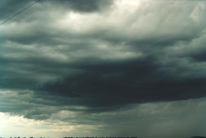 cumulonimbus thunderstorm_base : W of Inverell, NSW   4 December 2000