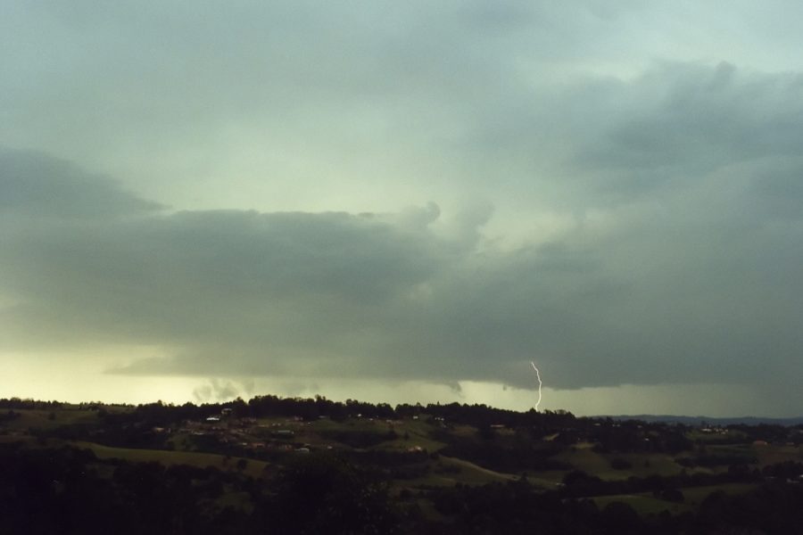 cumulonimbus thunderstorm_base : McLeans Ridges, NSW   7 December 2000