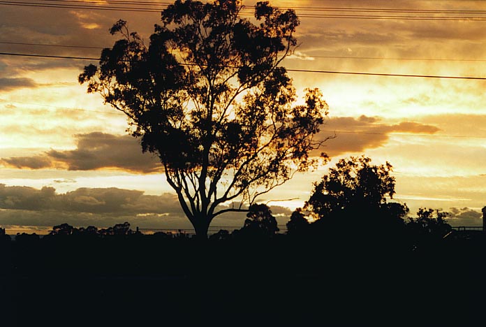 sunset sunset_pictures : Schofields, NSW   23 December 2000