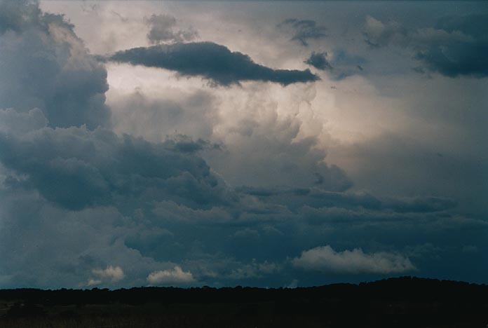 cumulonimbus supercell_thunderstorm : Wongwibinda, NSW   17 January 2001