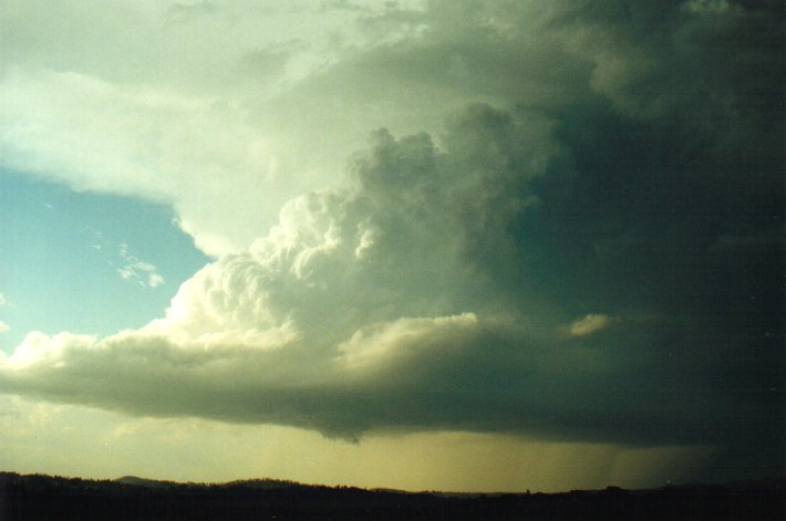 cumulonimbus supercell_thunderstorm : McKees Hill, NSW   17 January 2001