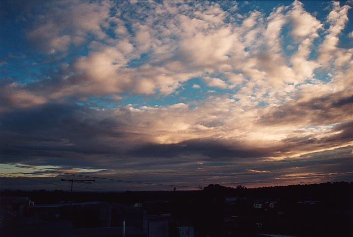 altocumulus altocumulus_cloud : Schofields, NSW   24 April 2001