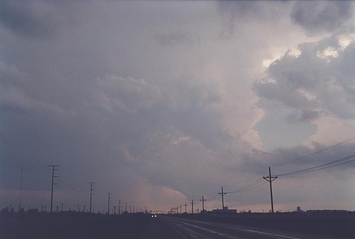 cumulonimbus thunderstorm_base : Amarillo, Texas, USA   29 May 2001