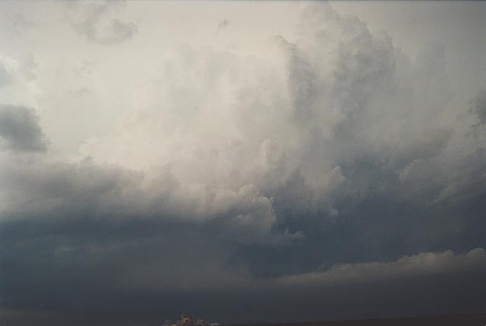 cumulonimbus thunderstorm_base : Amarillo, Texas, USA   29 May 2001