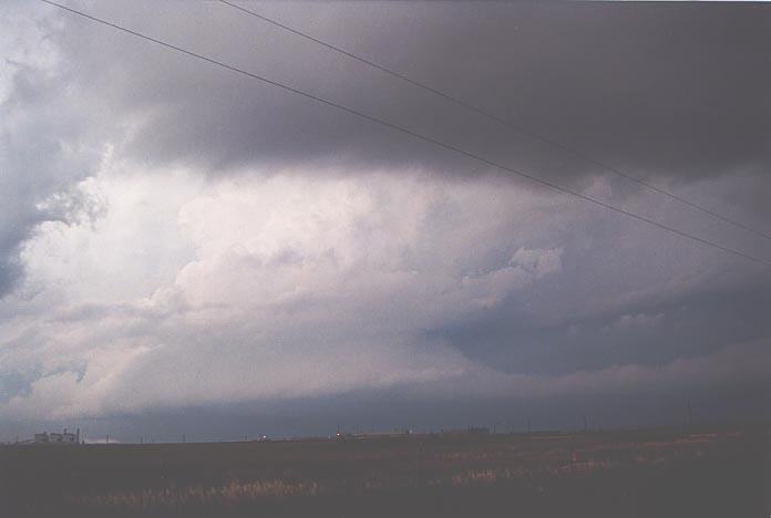 cumulonimbus thunderstorm_base : Amarillo, Texas, USA   29 May 2001