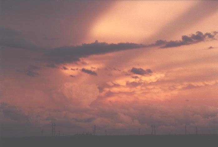 sunset sunset_pictures : W of Pampa, Texas, USA   29 May 2001