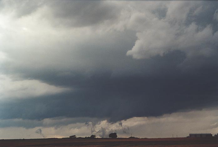 cumulonimbus supercell_thunderstorm : S of Woodward, Oklahoma, USA   5 June 2001