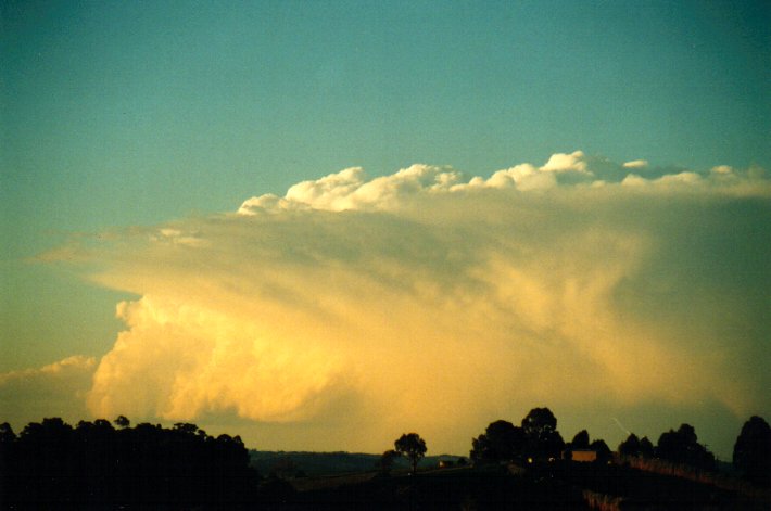 thunderstorm cumulonimbus_incus : McLeans Ridges, NSW   6 July 2001