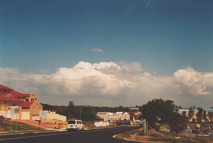 cumulus congestus : Evans High Blacktown, NSW   20 September 2001
