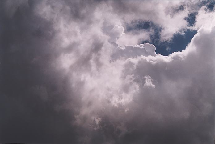 updraft thunderstorm_updrafts : S of Bulahdelah, NSW   3 October 2001