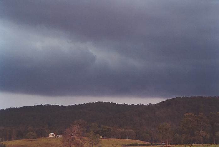 cumulonimbus thunderstorm_base : Booral, NSW   11 November 2001