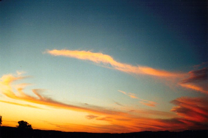 sunset sunset_pictures : McLeans Ridges, NSW   12 November 2001