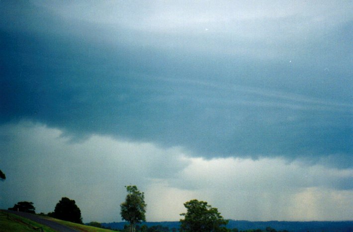 raincascade precipitation_cascade : McLeans Ridges, NSW   25 November 2001