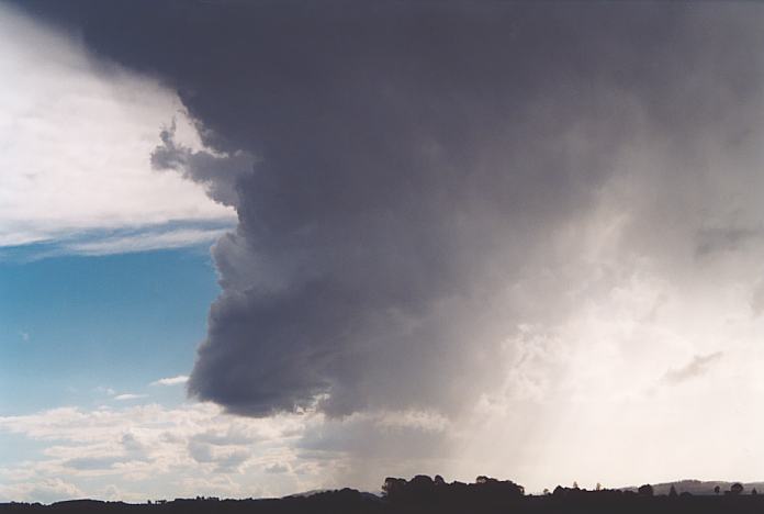cumulonimbus thunderstorm_base : Dorrigo, NSW   30 November 2001