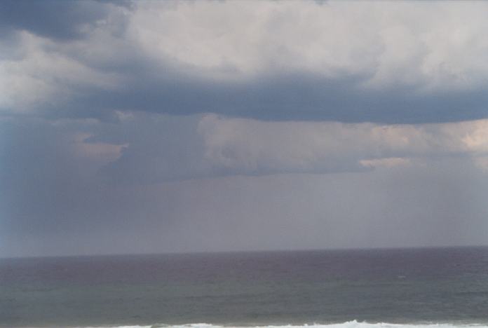 cumulonimbus thunderstorm_base : North Beach, NSW   4 December 2001