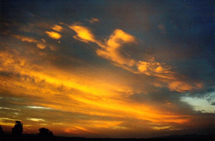 sunset sunset_pictures : McLeans Ridges, NSW   7 December 2001