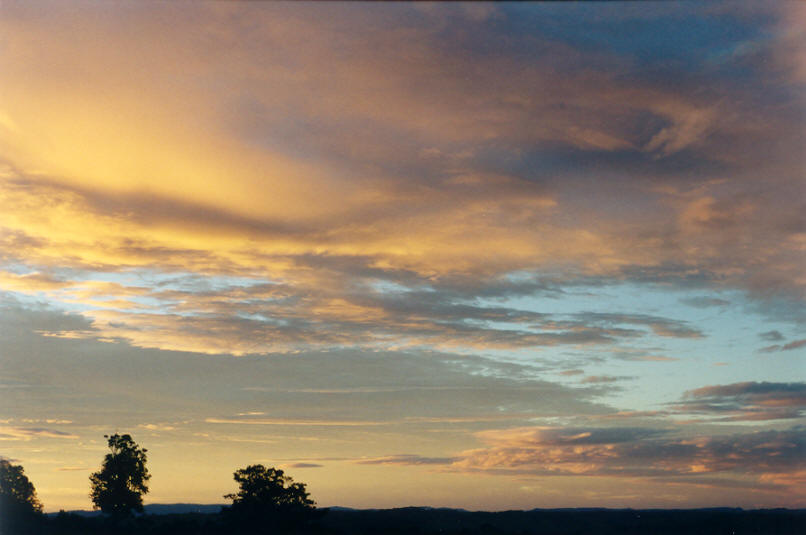 sunset sunset_pictures : McLeans Ridges, NSW   7 January 2002