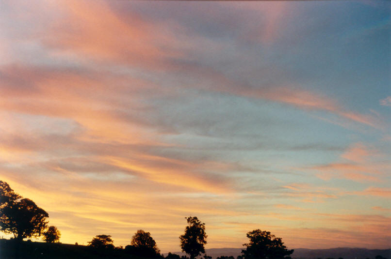 altostratus altostratus_cloud : McLeans Ridges, NSW   8 January 2002