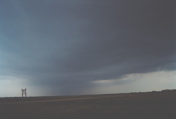 cumulonimbus thunderstorm_base : near McPherson, Kansas, USA   11 May 2002