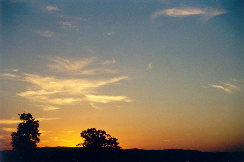 sunset sunset_pictures : McLeans Ridges, NSW   19 May 2002