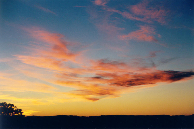 sunset sunset_pictures : McLeans Ridges, NSW   21 May 2002