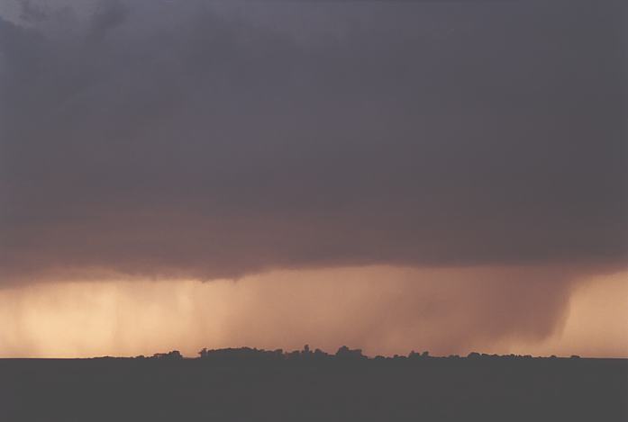 cumulonimbus thunderstorm_base : E of Plainville, Kansas, USA   22 May 2002