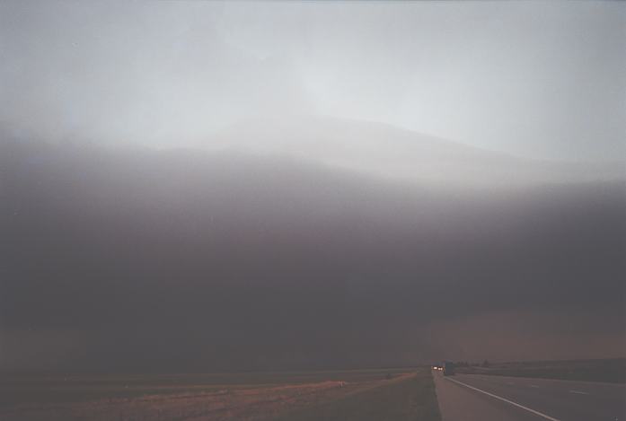 cumulonimbus thunderstorm_base : Burlington, Colorado, USA   3 June 2002