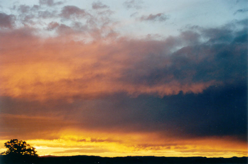 sunset sunset_pictures : McLeans Ridges, NSW   14 June 2002