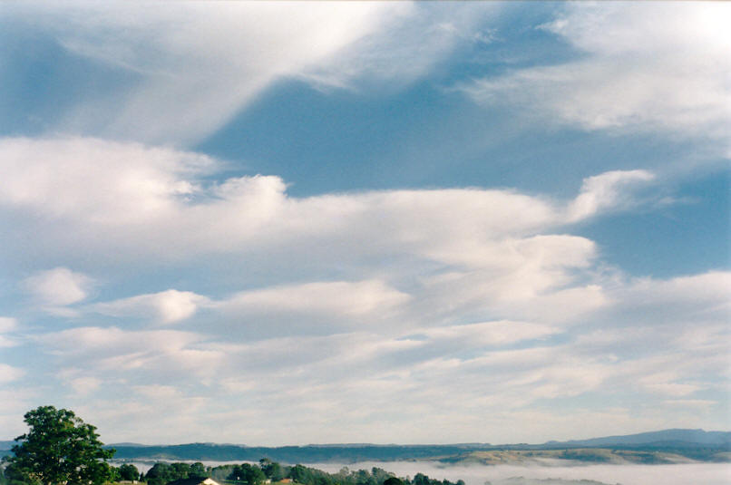 cirrus cirrus_cloud : McLeans Ridges, NSW   21 June 2002