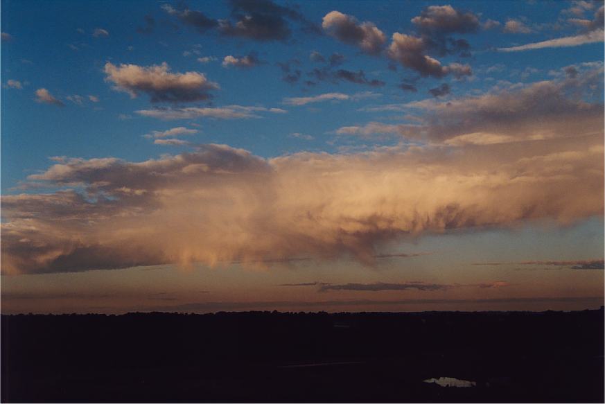 sunset sunset_pictures : Schofields, NSW   29 August 2002