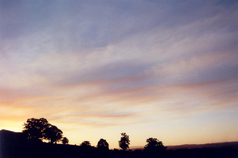 sunset sunset_pictures : McLeans Ridges, NSW   15 October 2002