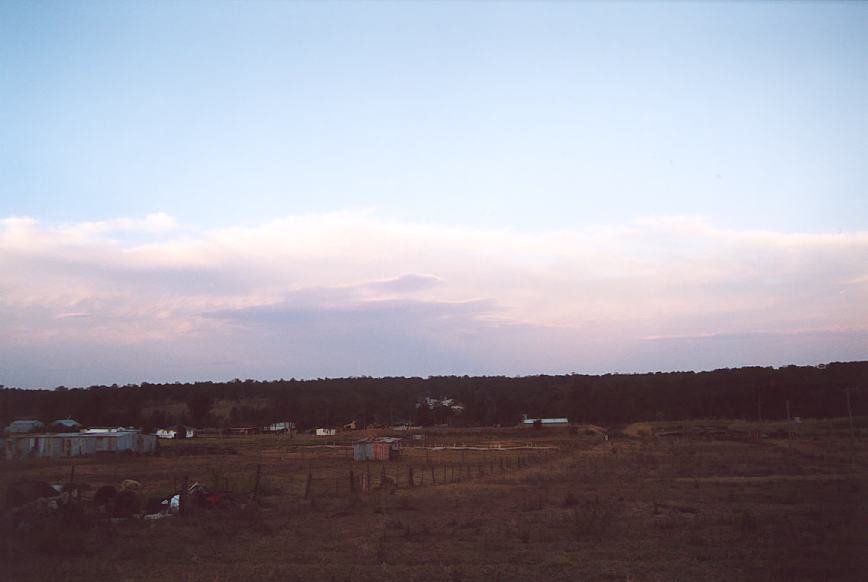 altocumulus altocumulus_cloud : Schofields, NSW   3 December 2002