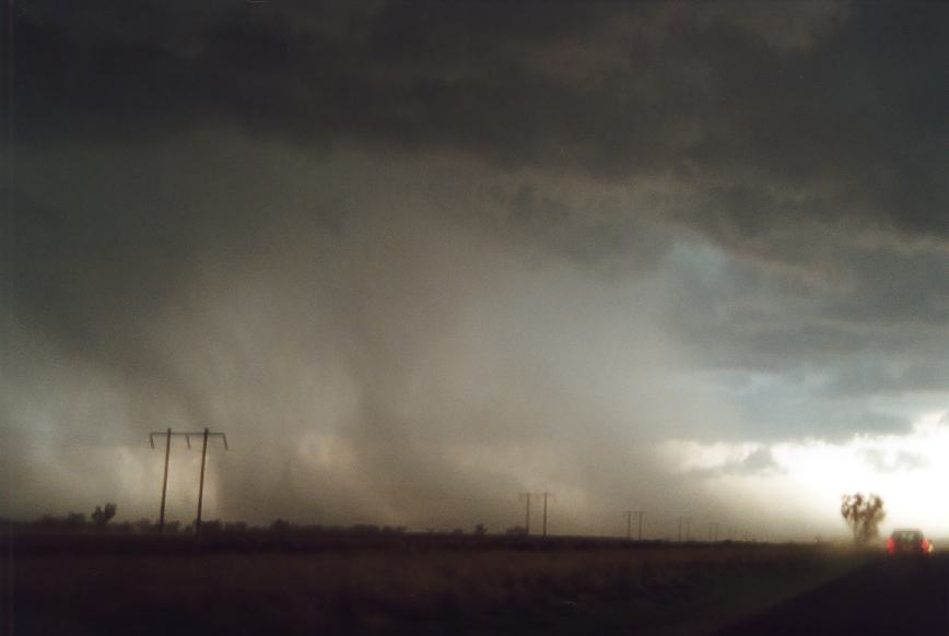 raincascade precipitation_cascade : N of Gunnedah, NSW   23 December 2002