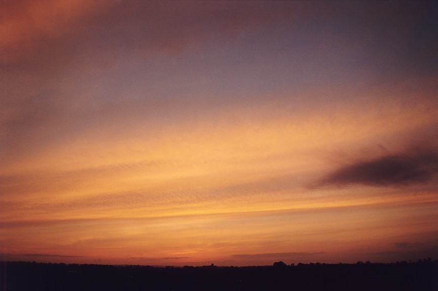 cirrostratus cirrostratus_cloud : Schofields, NSW   20 February 2003