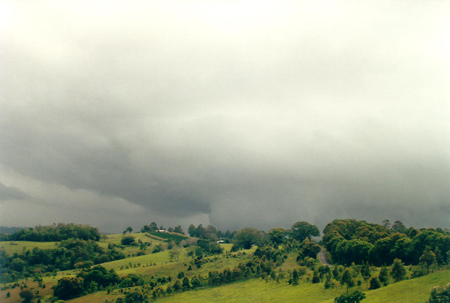cumulonimbus thunderstorm_base : McLeans Ridges, NSW   6 March 2003