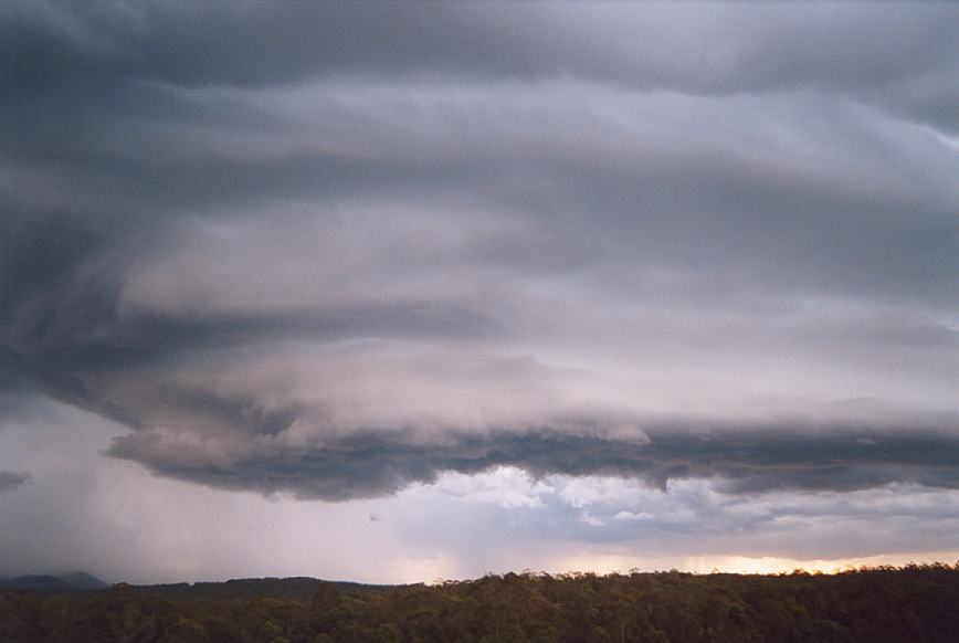 cumulonimbus supercell_thunderstorm : N of Karuah, NSW   20 March 2003