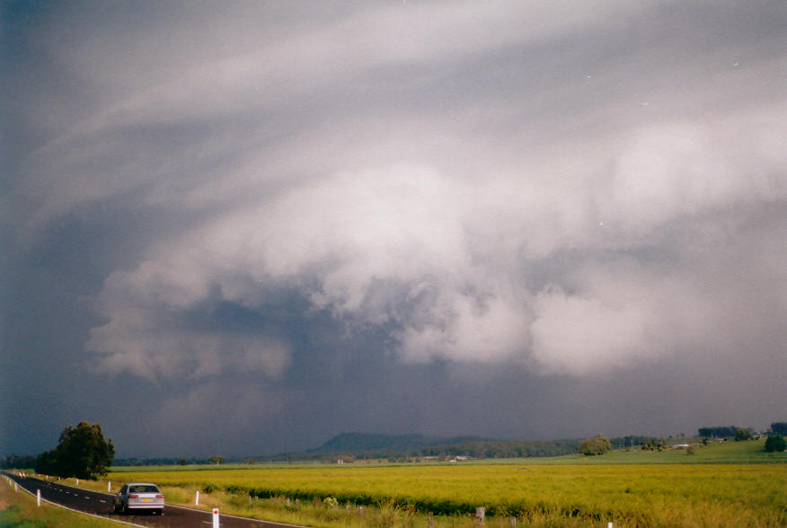 cumulonimbus supercell_thunderstorm : near Coraki, NSW   30 March 2003