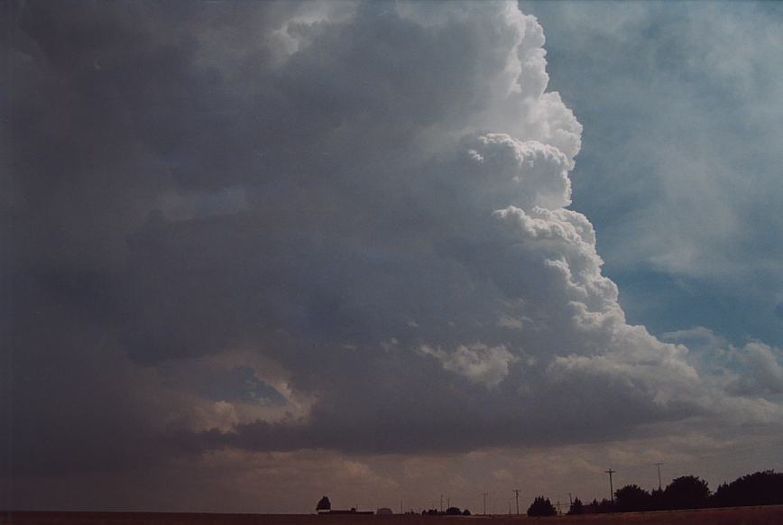 thunderstorm cumulonimbus_incus : Earth, Texas, USA   3 June 2003