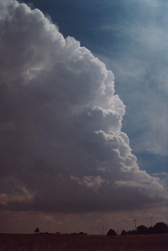 updraft thunderstorm_updrafts : Earth, Texas, USA   3 June 2003