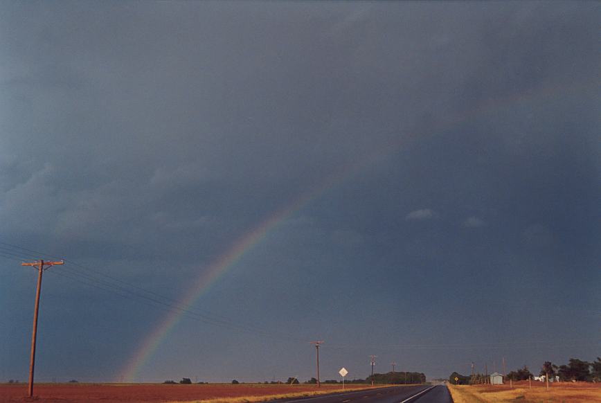 rainbow rainbow_pictures : W of Post, Texas, USA   3 June 2003