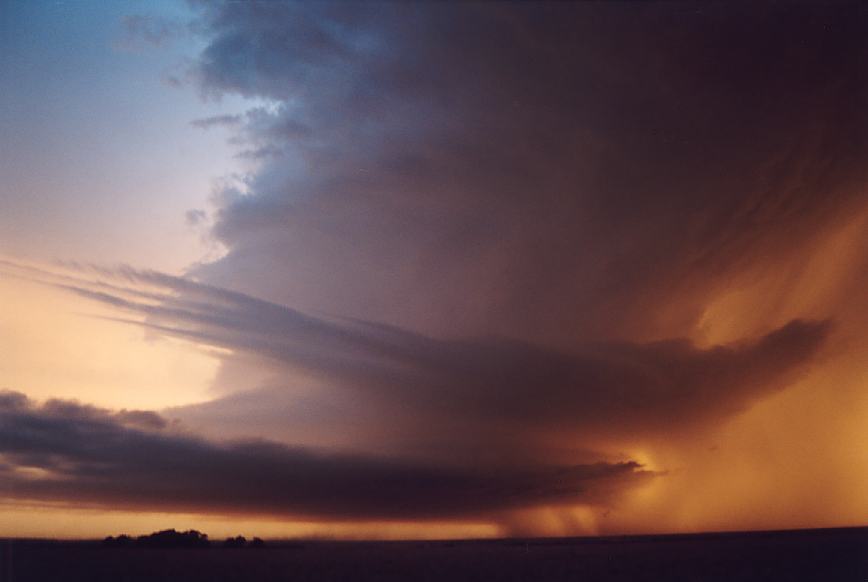 thunderstorm cumulonimbus_incus : near Levelland, Texas, USA   3 June 2003