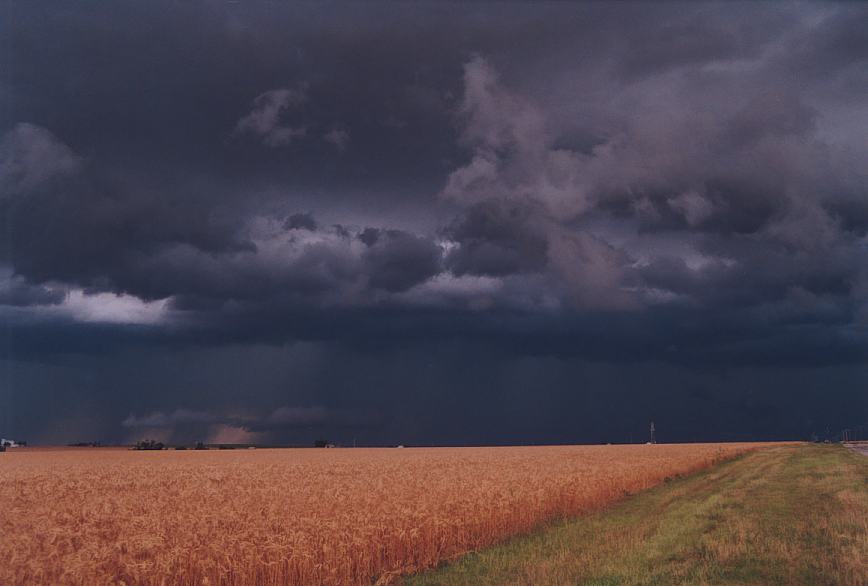 cumulonimbus thunderstorm_base : Hinton, Oklahoma, USA   10 June 2003