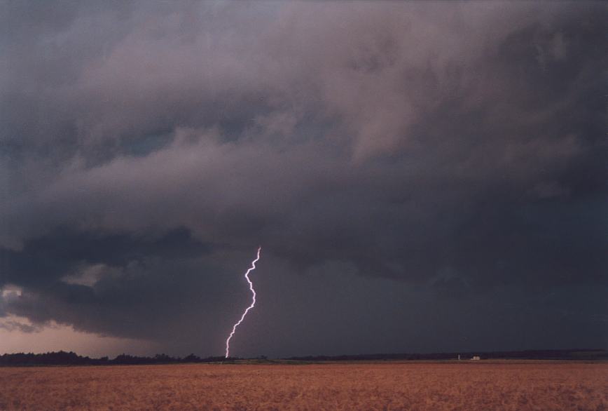 cumulonimbus thunderstorm_base : Hinton, Oklahoma, USA   10 June 2003