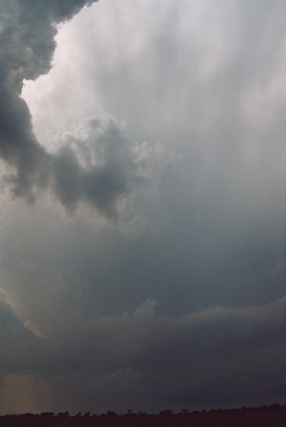 updraft thunderstorm_updrafts : near Olney, Texas, USA   12 June 2003